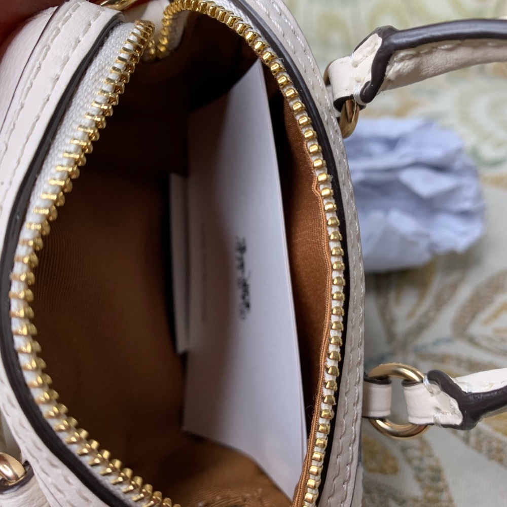 New! Coach Rowan Mini Handbag Bag Purse Keychain - Picture 5 of 5